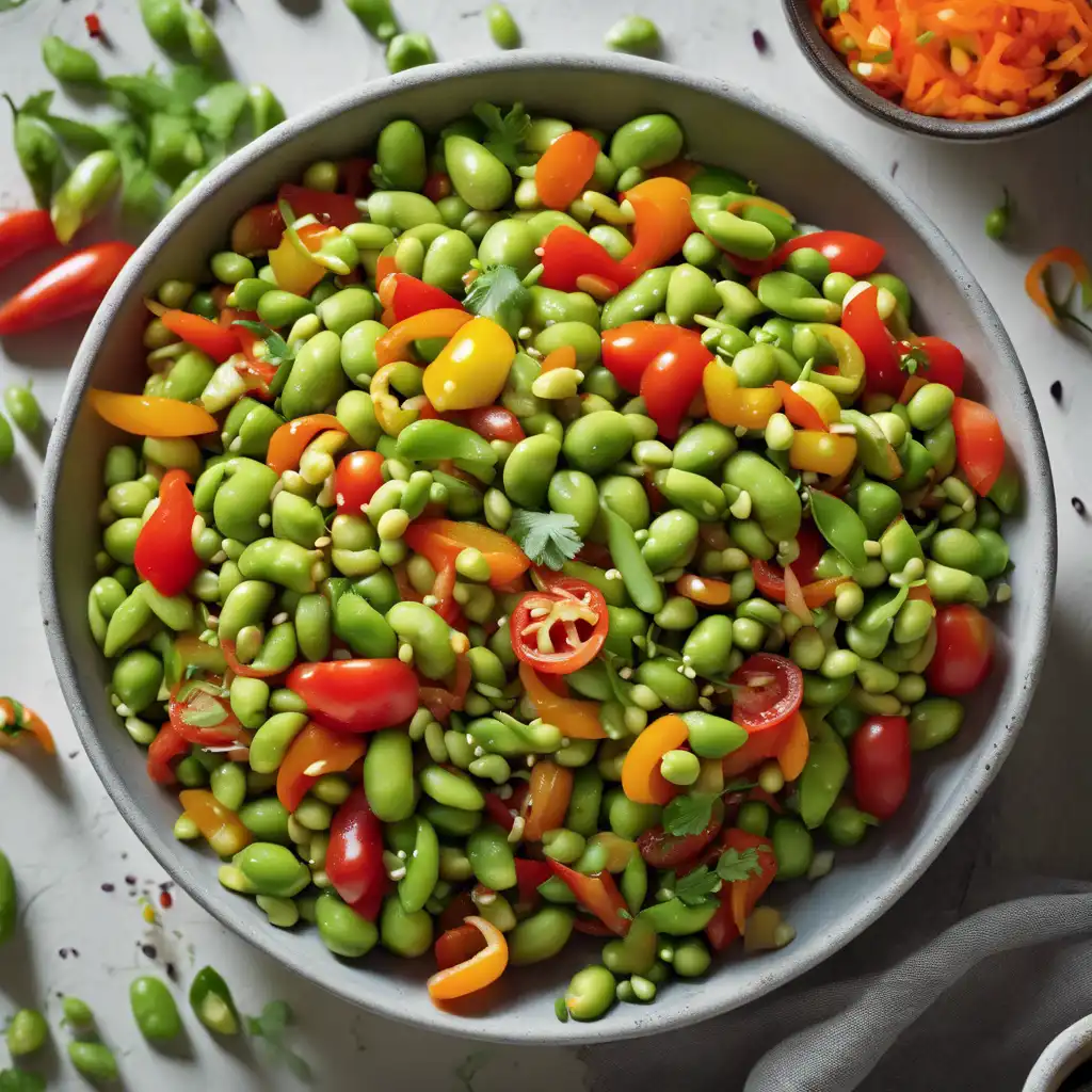 Edamame and Bell Pepper Salad