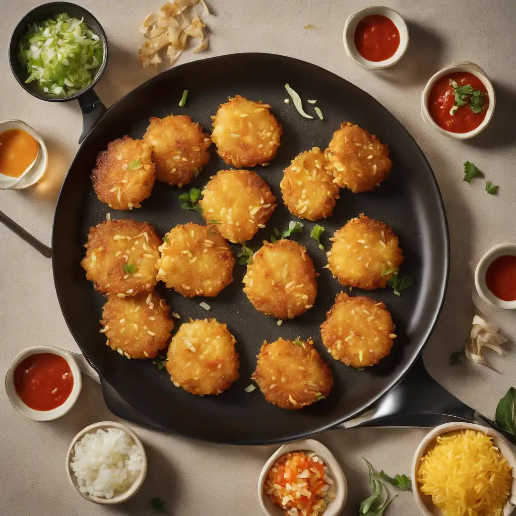 Rice Fritters with Salsa