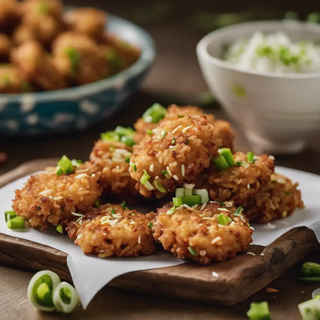 Rice and Bean Fritters