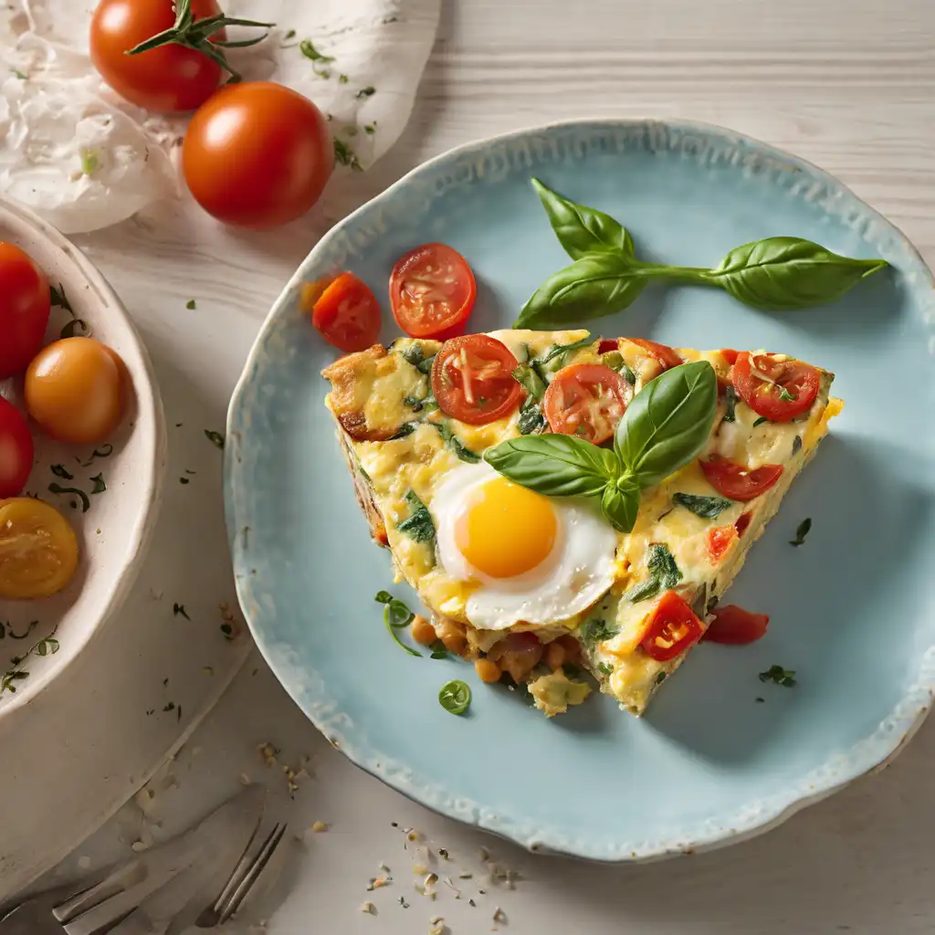 Peanut and Tomato-Basil Frittata