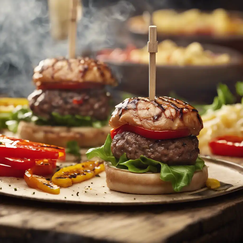 Skewered Burgers