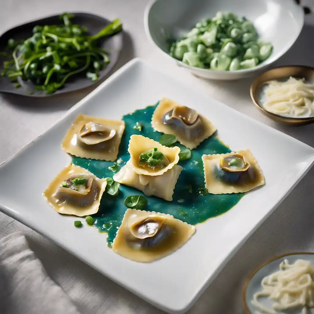 Open Abalone Ravioli Recipe