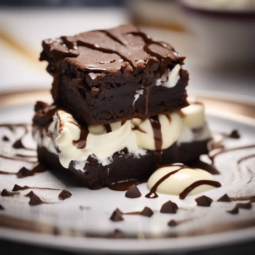 Chocolate Brownie with Ice Cream