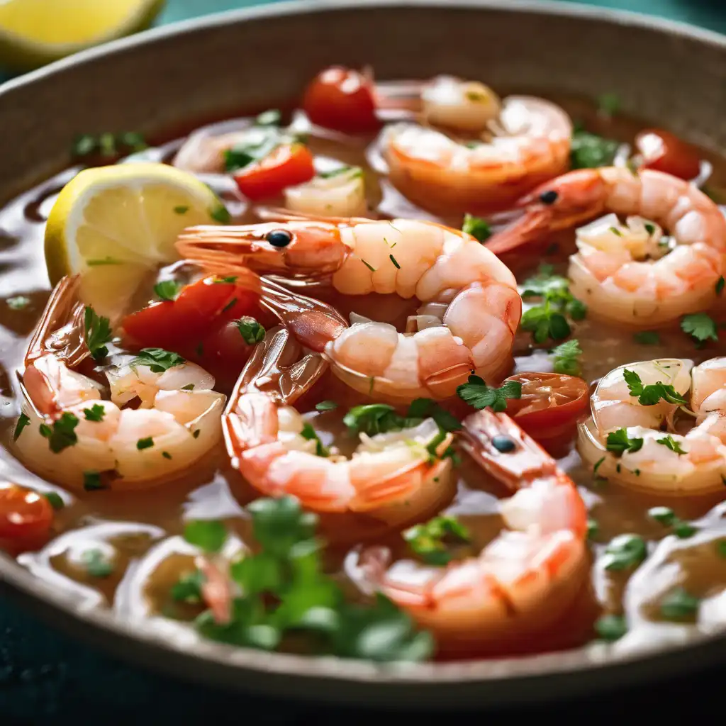 Shrimp with Broth