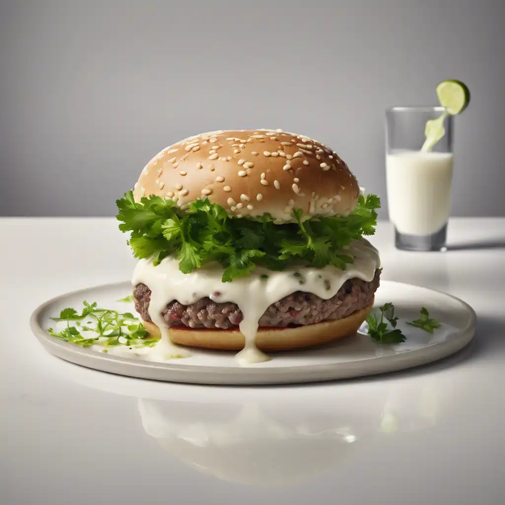 Hamburger with Milk