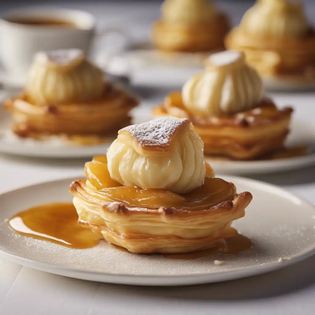 Caramelized Banana Puff Pastry