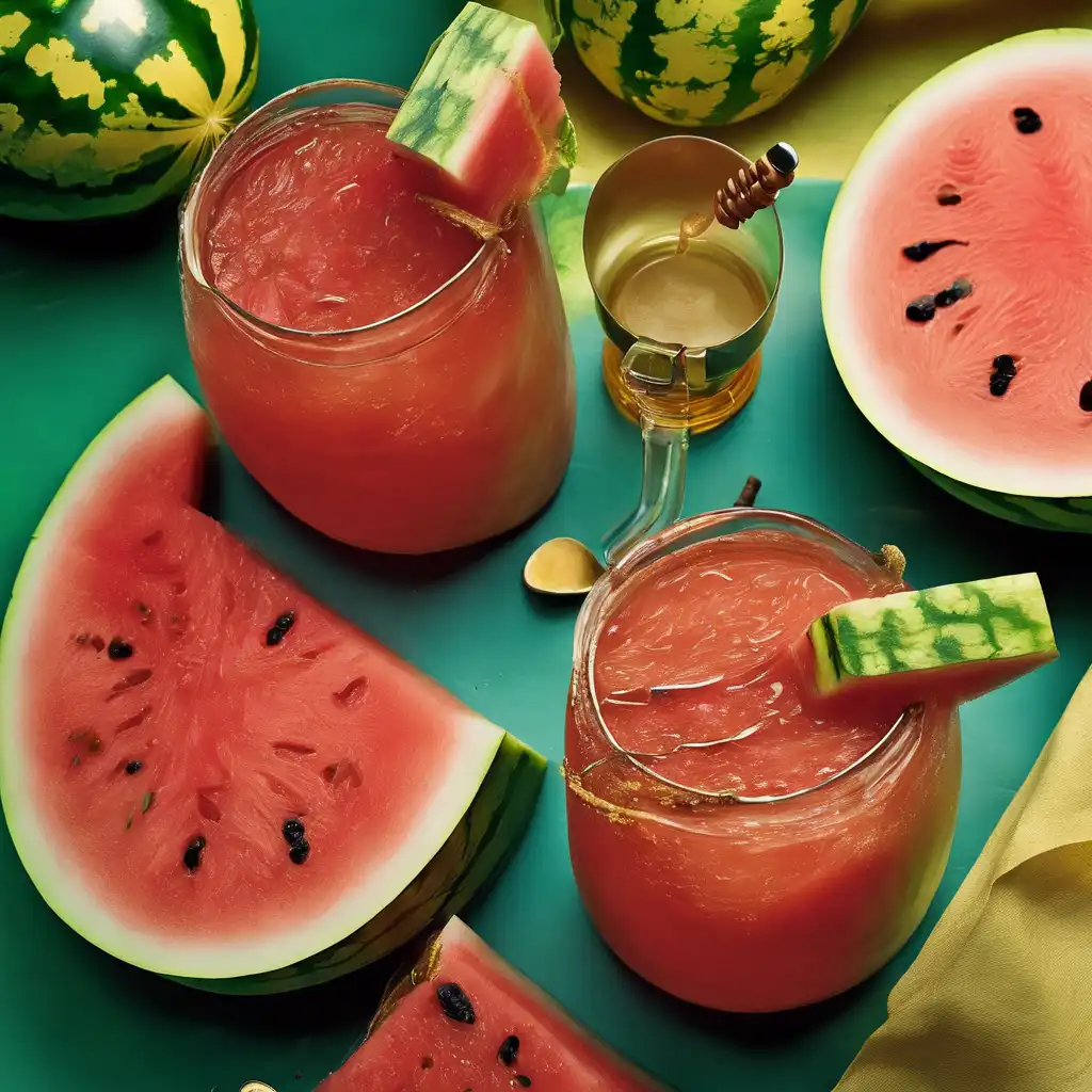 Watermelon and Honey Juice