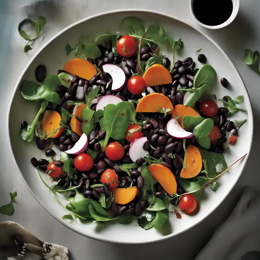 Black Bean and Radish Salad