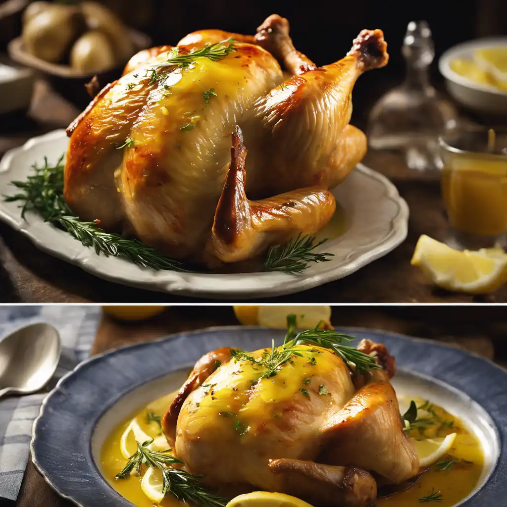 Roast Chicken with Lemon in Preserves