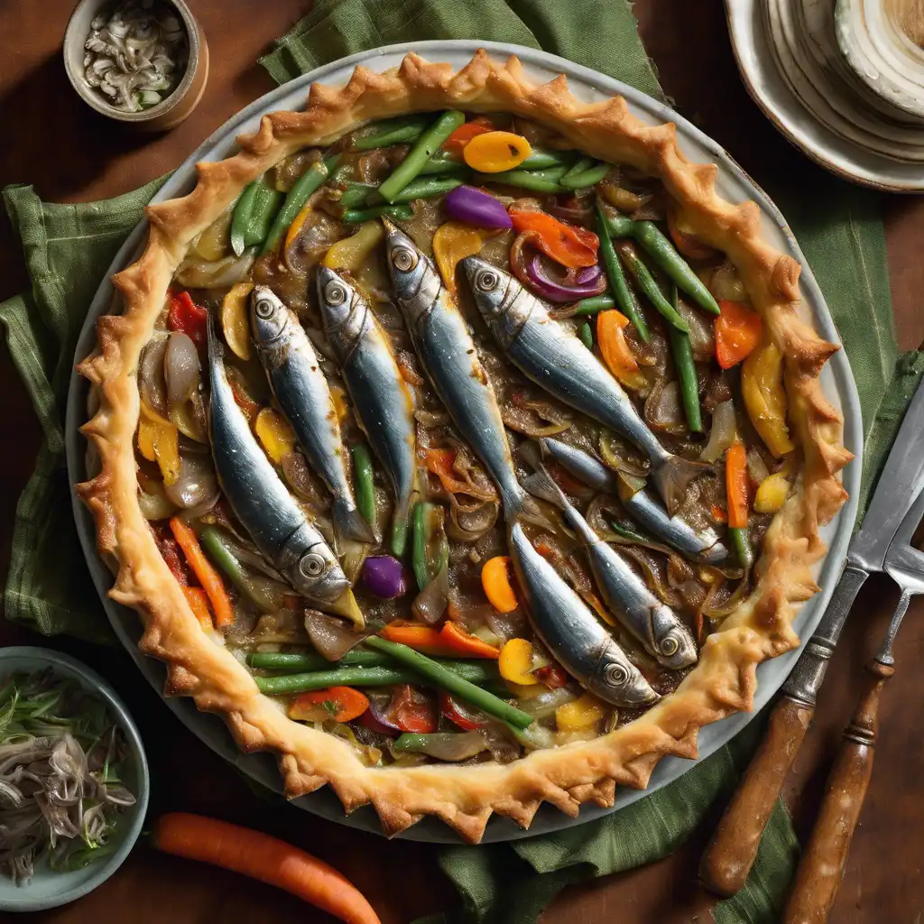 Canned Sardine Tart with Vegetables