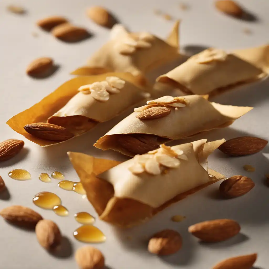 Almond Envelopes with Honey