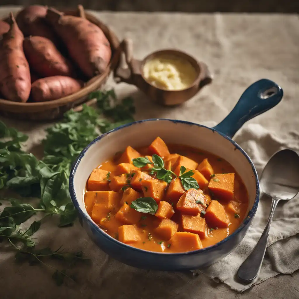 Sweet Potato Stew with Agria