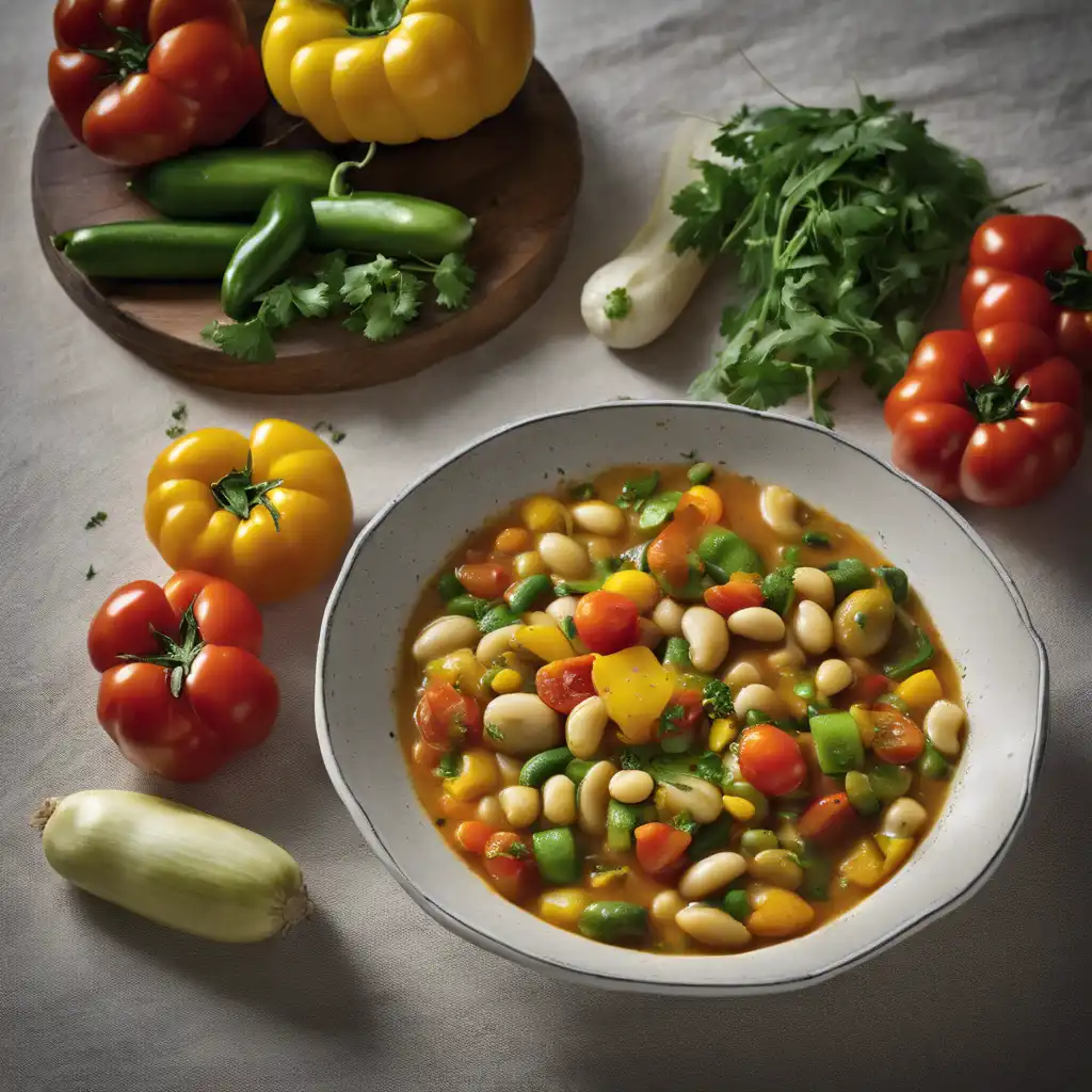 Lima Bean Stew with Soybeans