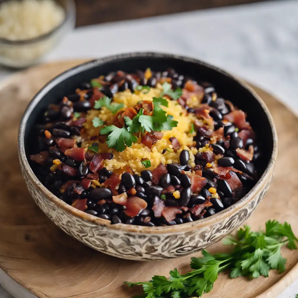 Black Bean and Bacon Farofa