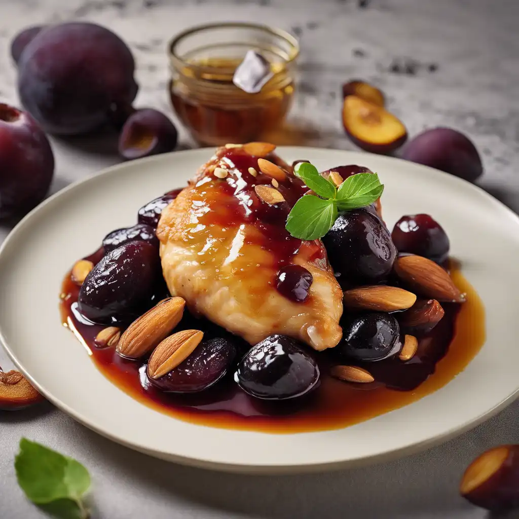 Chicken with Black Plums and Honey