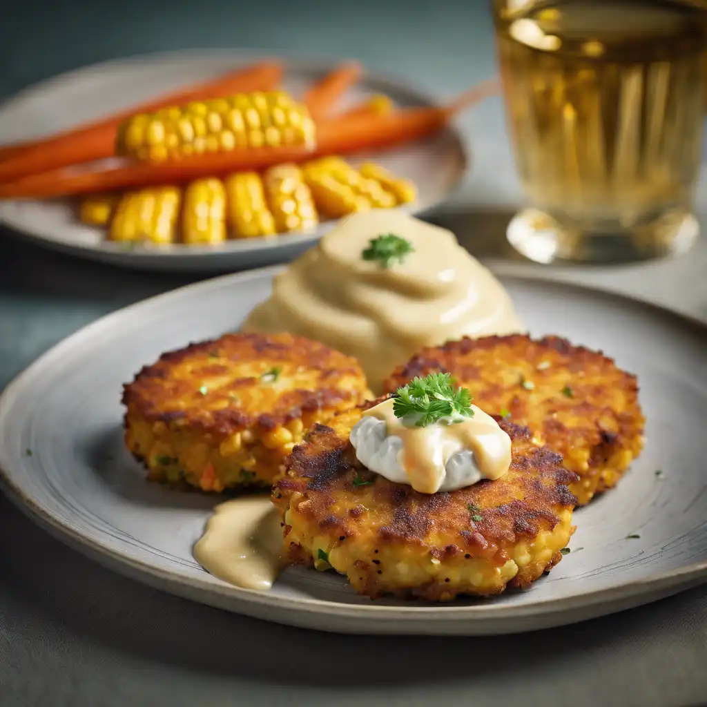 Fish Cakes with Cream Sauce