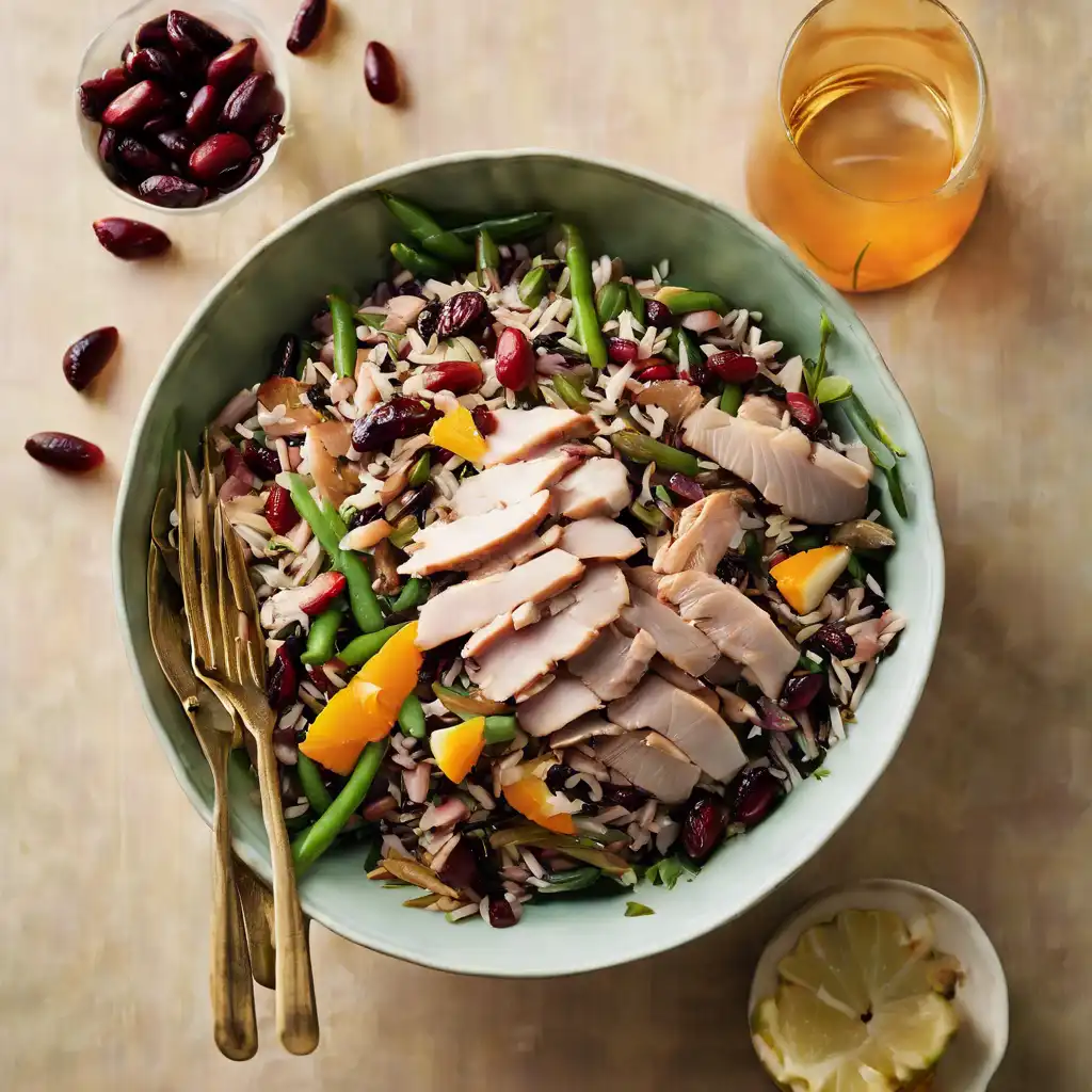 Wild Rice Salad with Smoked Chicken