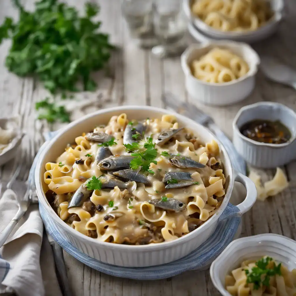 Tuna Noodle Casserole with Sardines