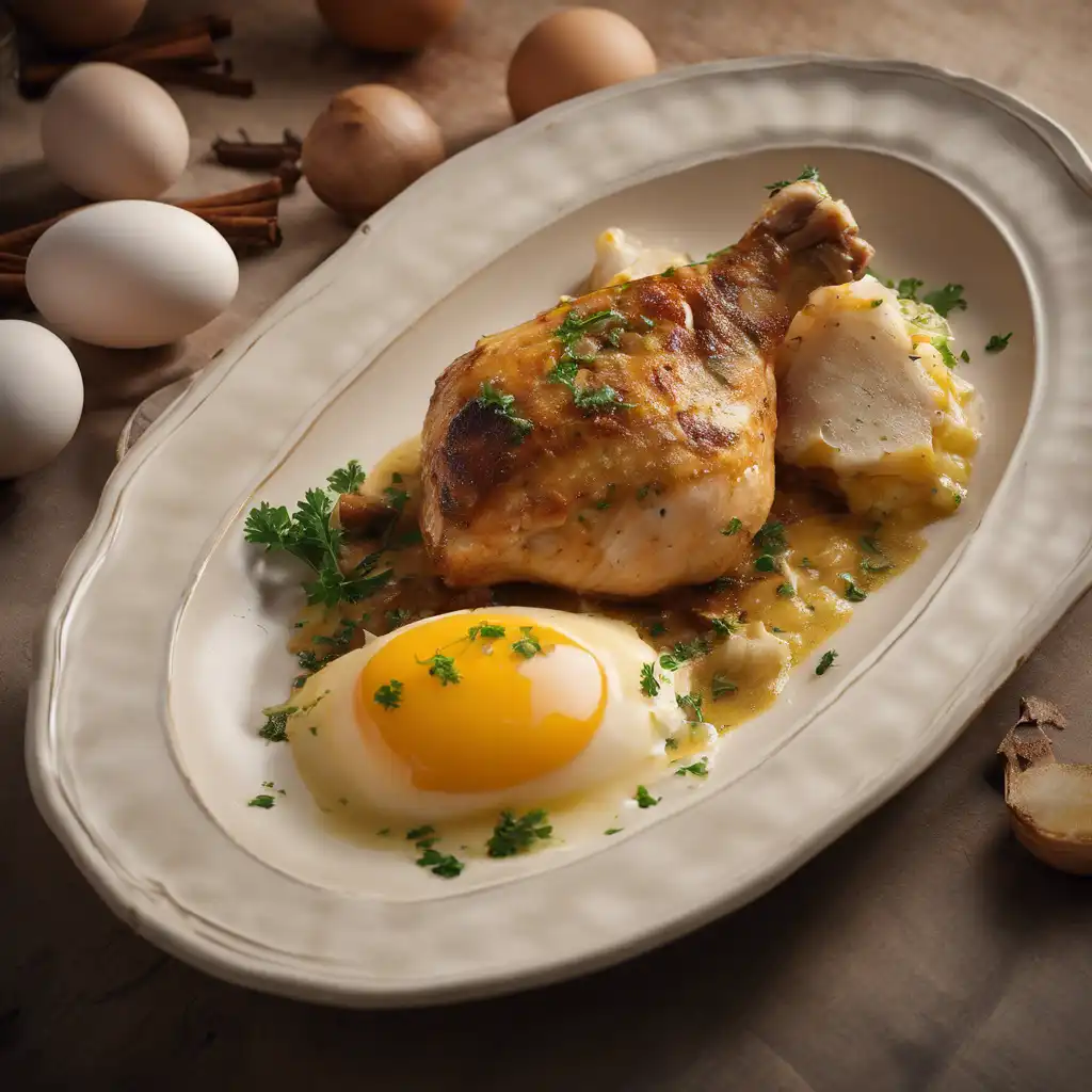 Chicken to Serve with Eggs or Sour Cream