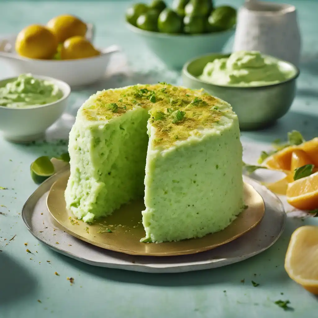 Green Mashed Potato Cake (for Microwave)