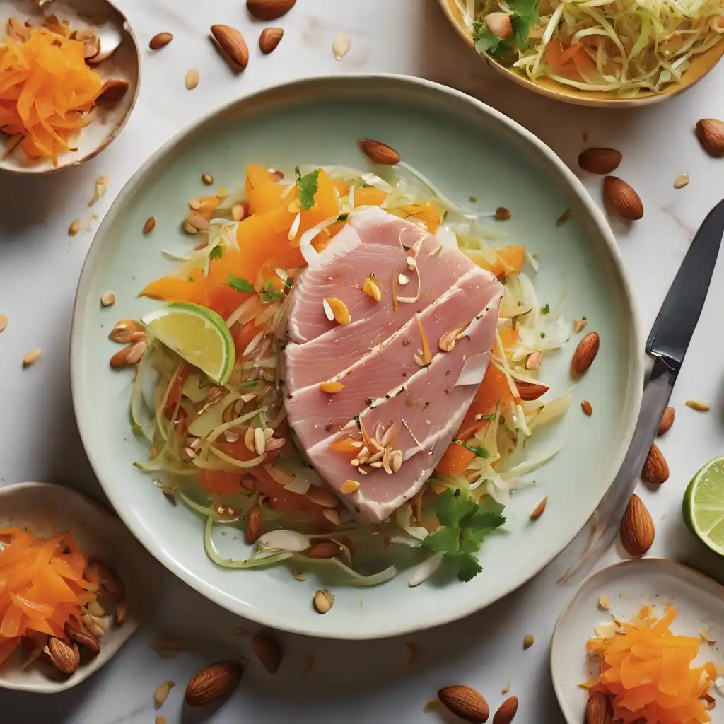 White Tuna with Papaya Salad