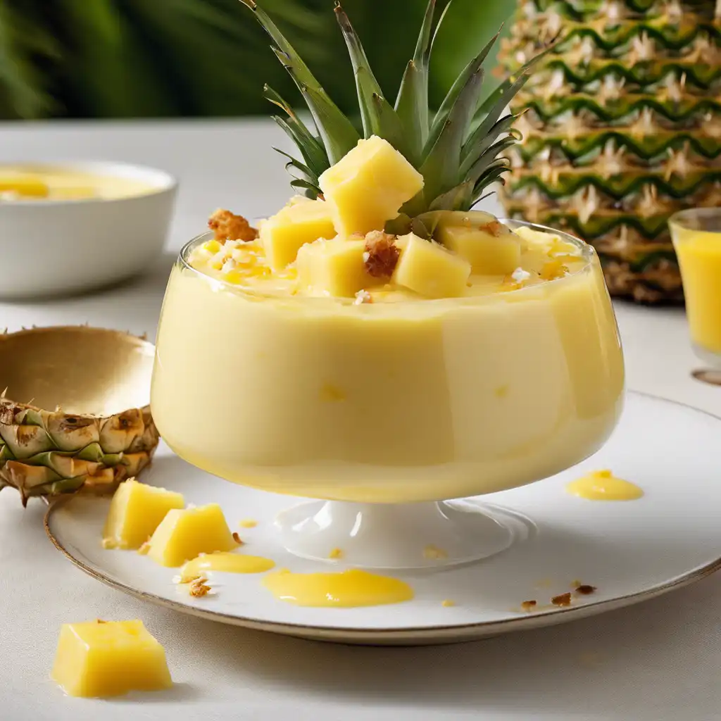 Pineapple Cream Pudding