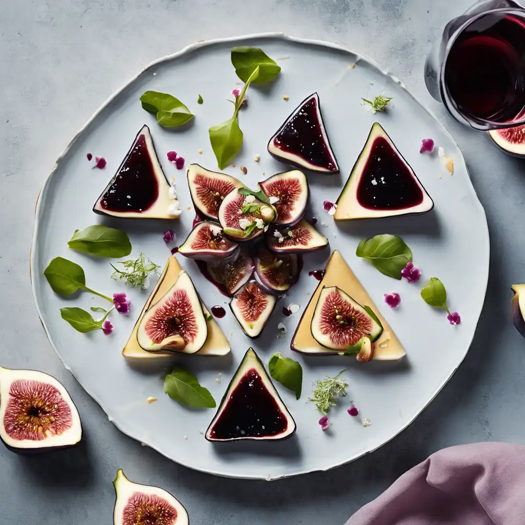 Fig with Cheese and Port Wine