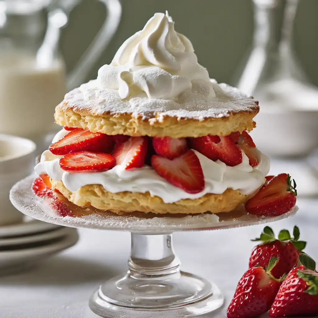 Strawberry Shortcake with Chantilly Cream