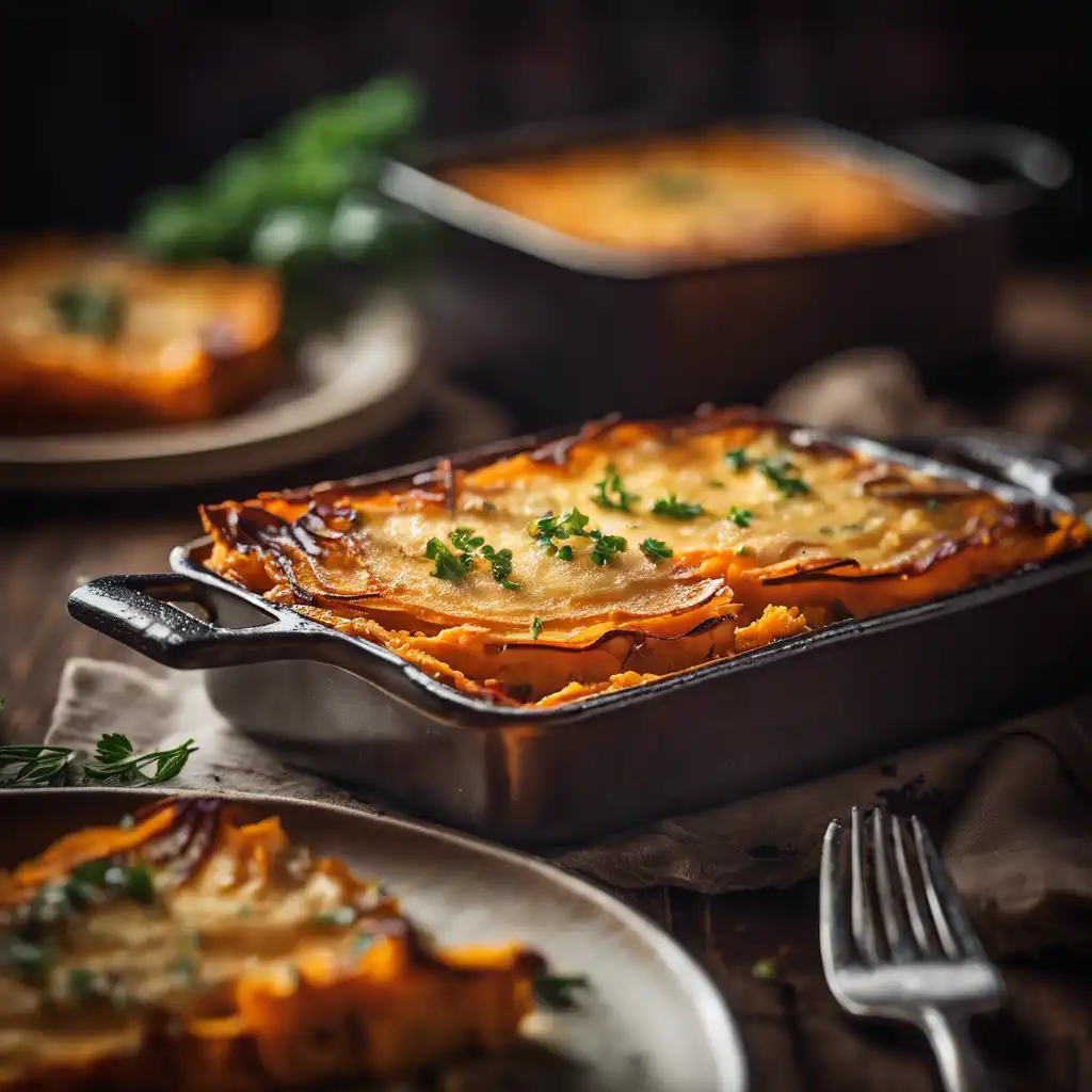 Gratinated Sweet Potato