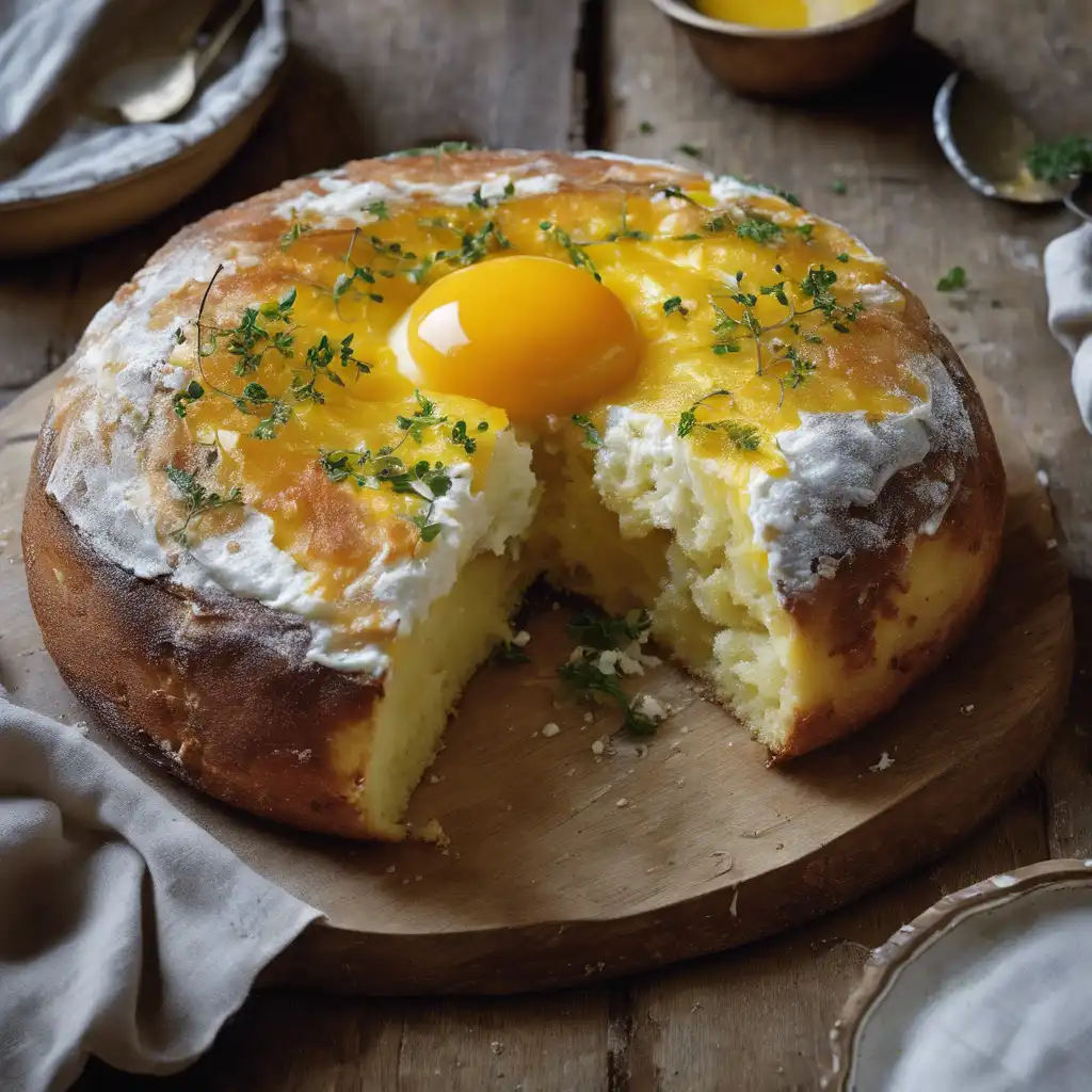 Potato Cake with Ricotta.