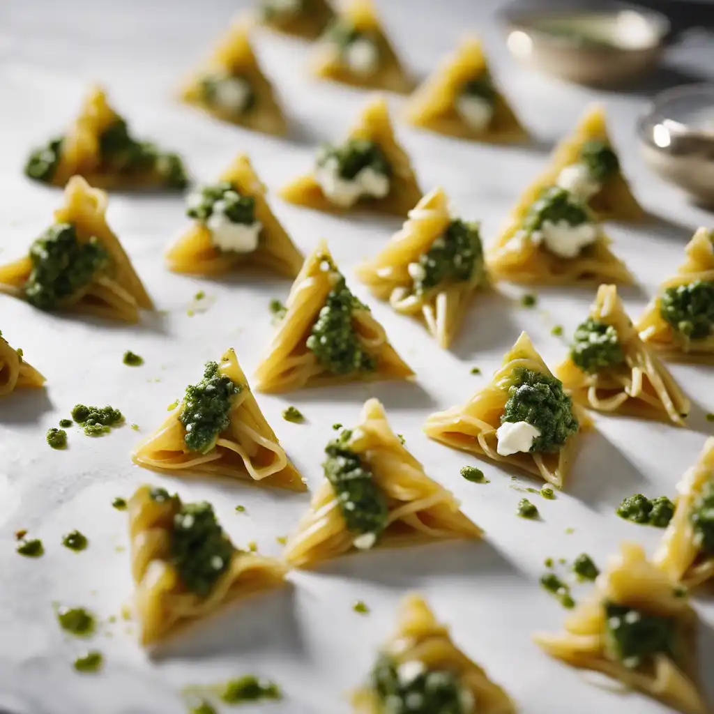 Pasta Triangles for Canapés