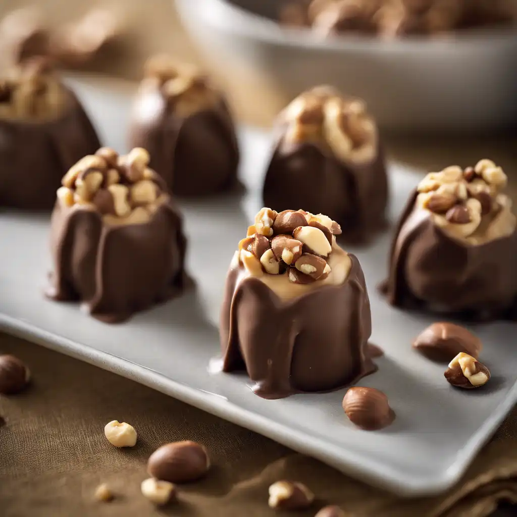 Peanut Butter Fudge Bombs