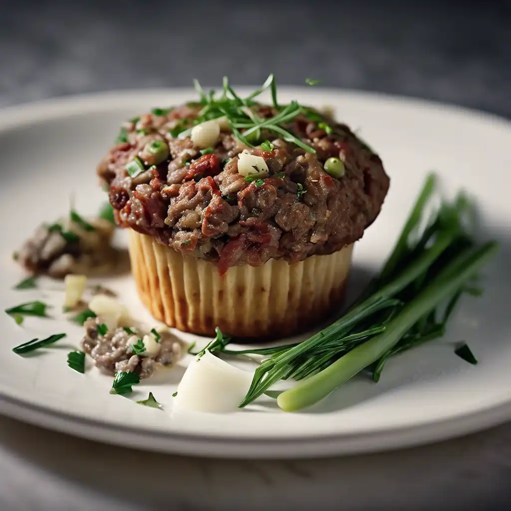 Moist Meat Muffin with Chives