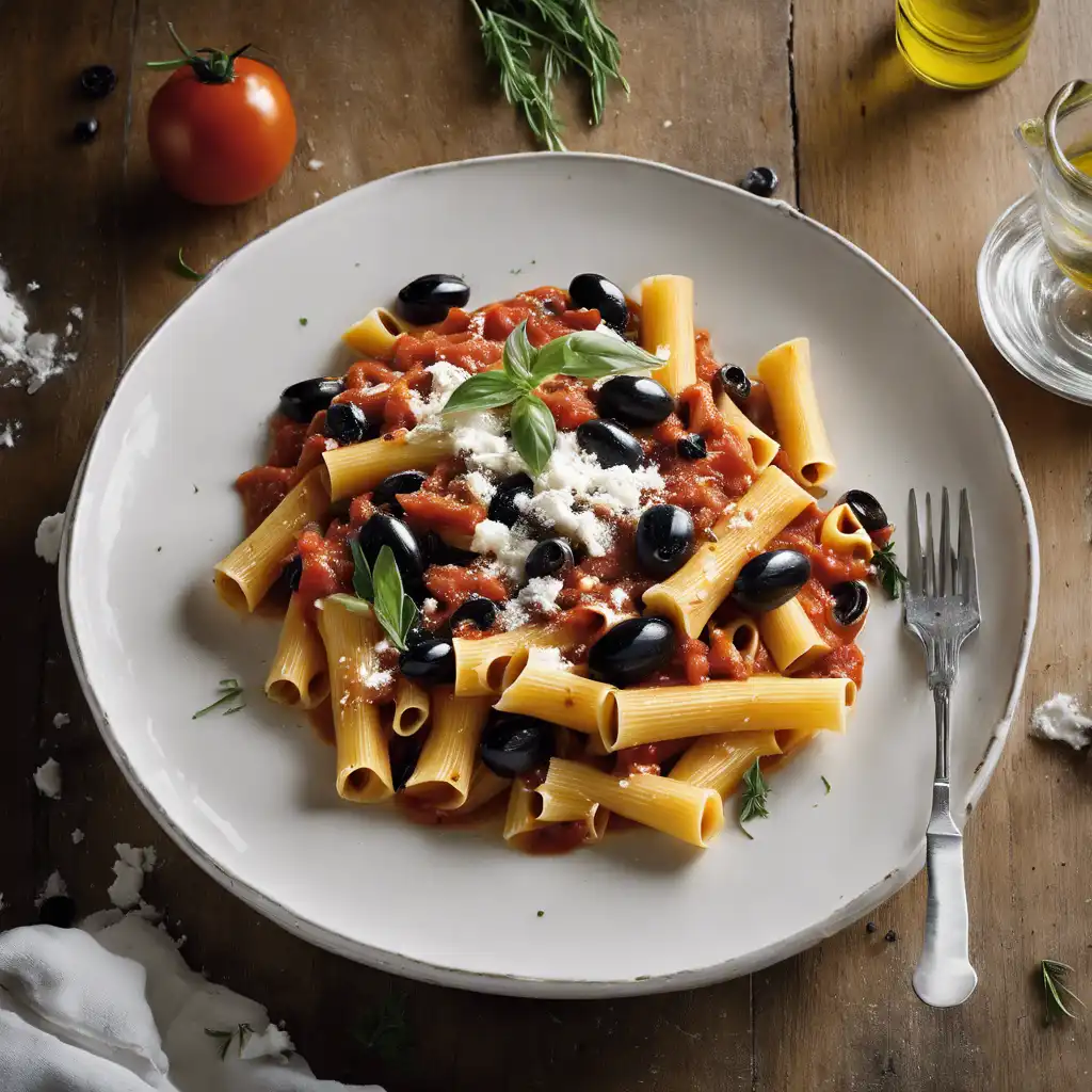 Rigatoni with Tomato and Sardines