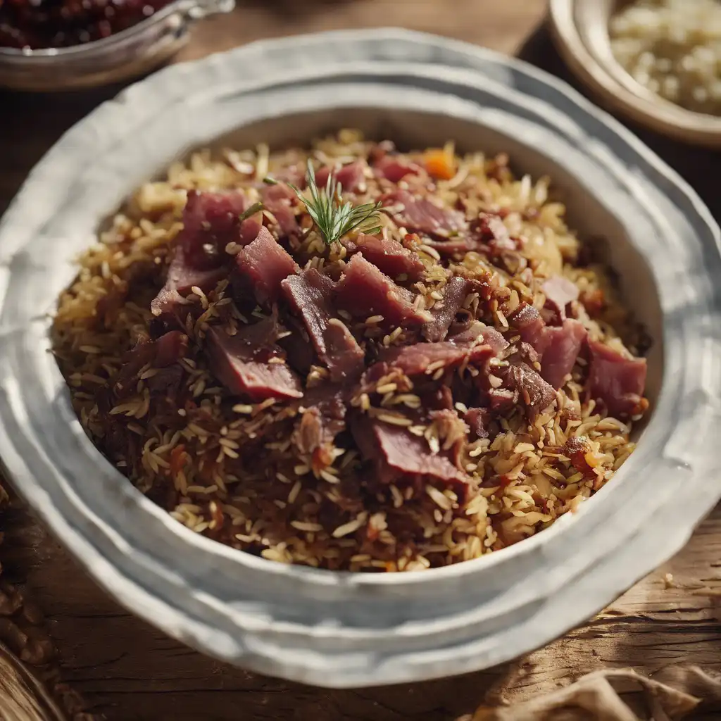 Dried Beef Pilaf
Dried Beef Pilaf