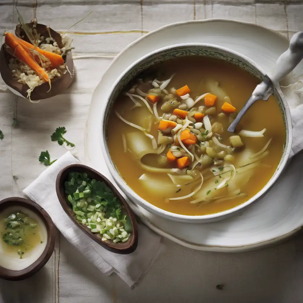 Cabbage and Lentil Soup