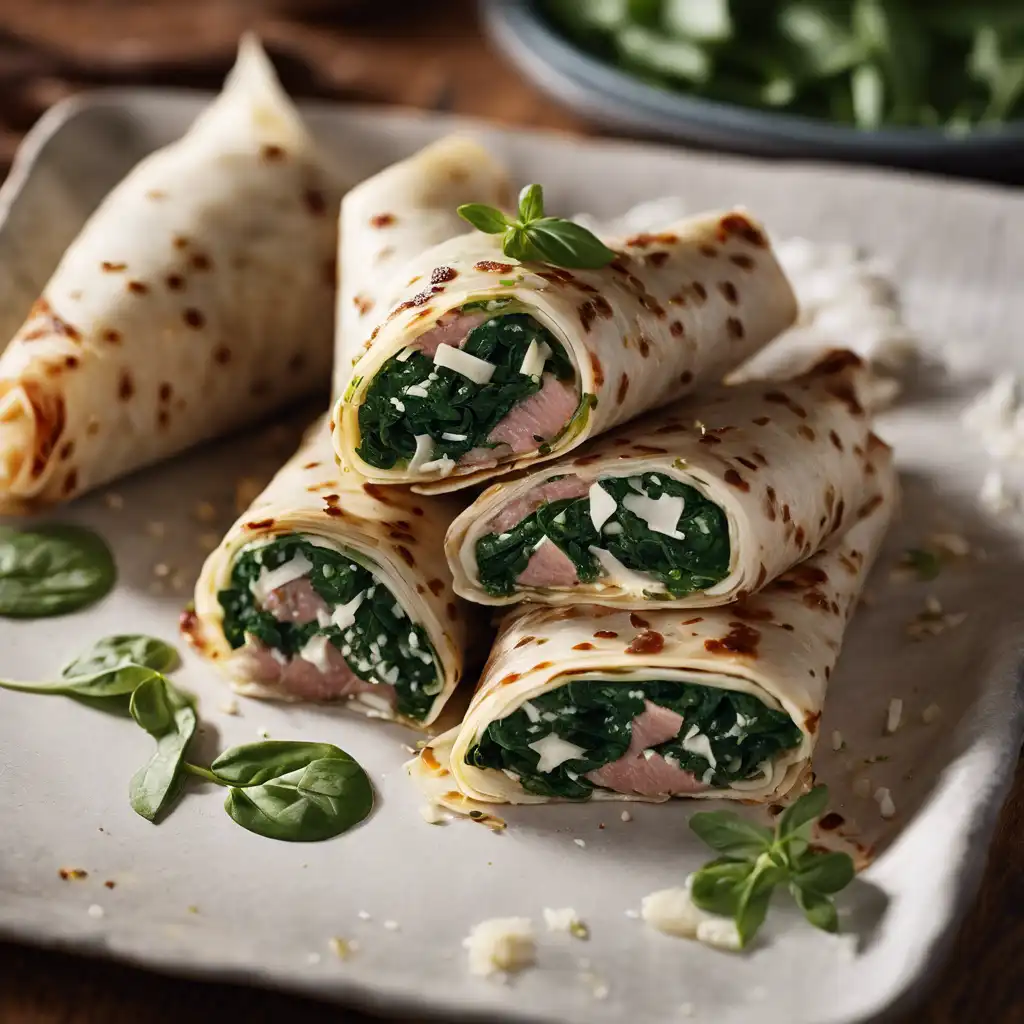 Stuffed Meat with Cheese and Spinach