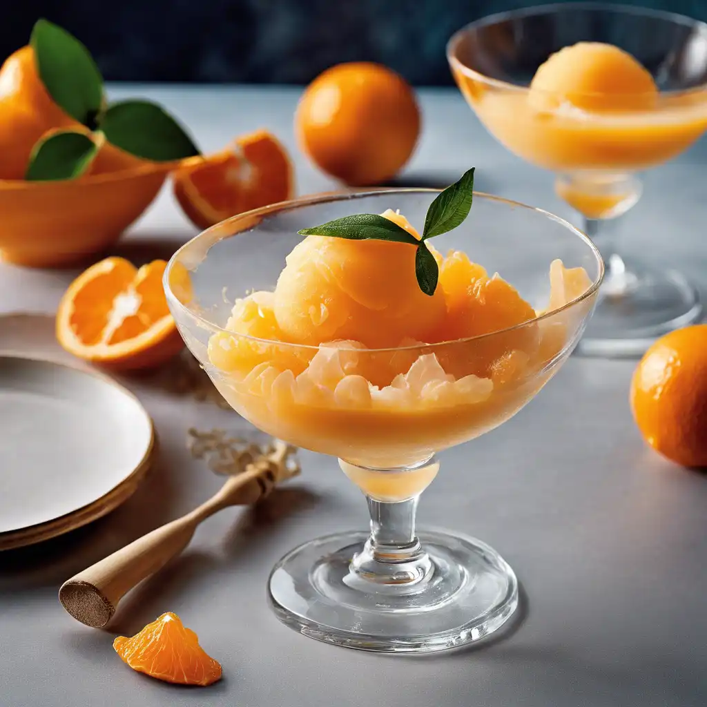 Tangerine and Ginger Sorbet