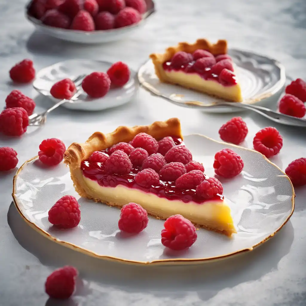 Raspberry and Cream Tart