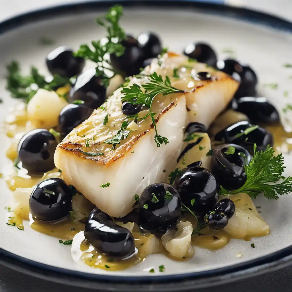 Salted Cod with Mushrooms and Herbs