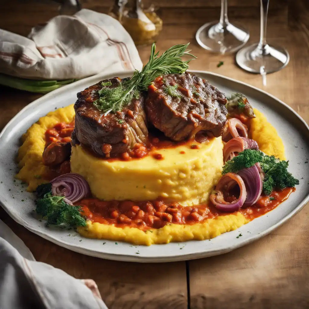 Ossobuco with Polenta Cream