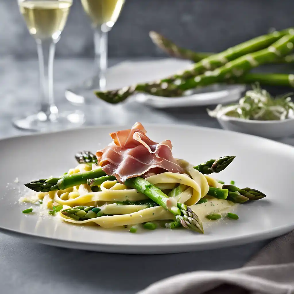 Tagliatelli with Asparagus and Parmesan