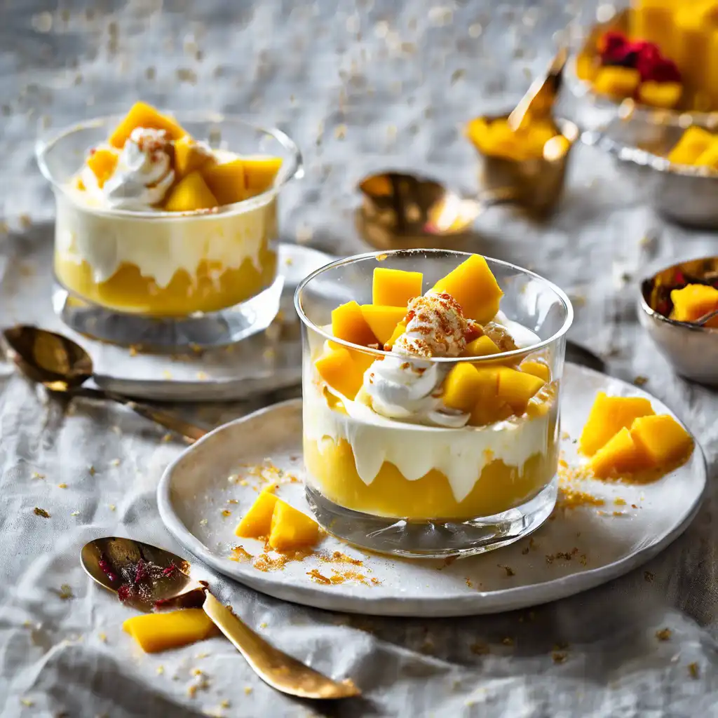 Creamy Mango Pudding