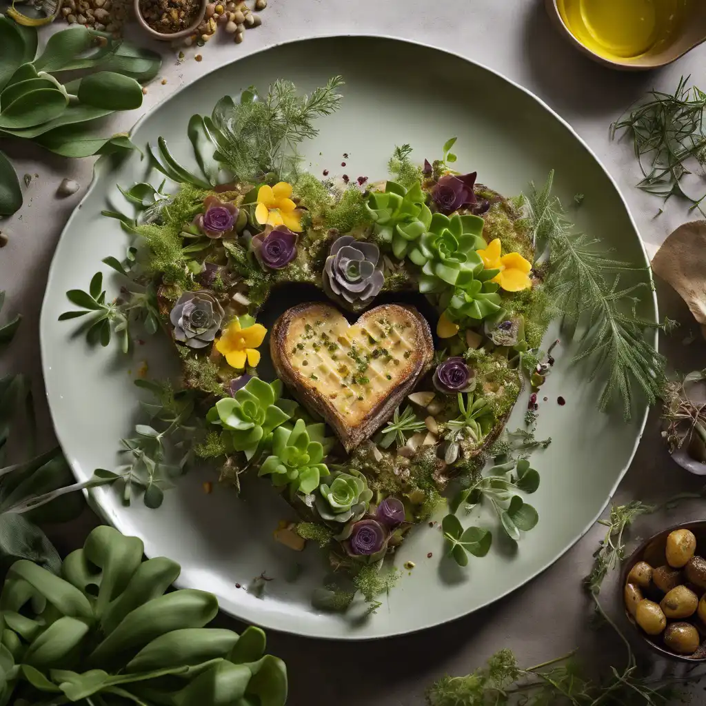 Roasted Palm Heart with Fresh Herbs and Alcaparra Butter