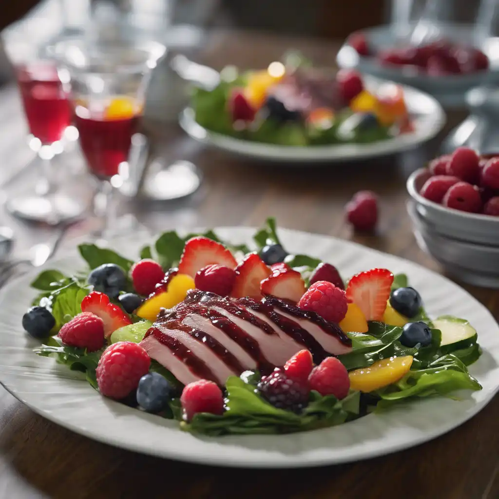 Mornin' Duck Salad with Fruit Glaze