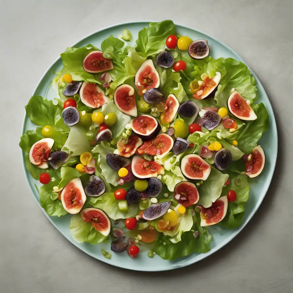 Baby Lula Salad with Marinated Tomato