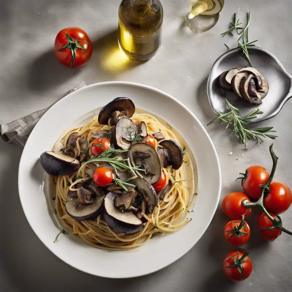 Portobello Mushroom Spaghetti