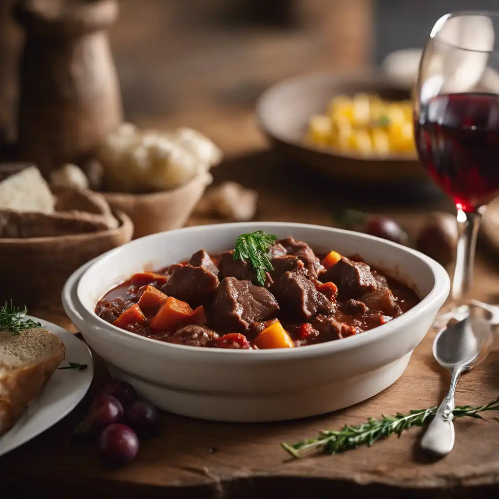 Wine Beef Goulash