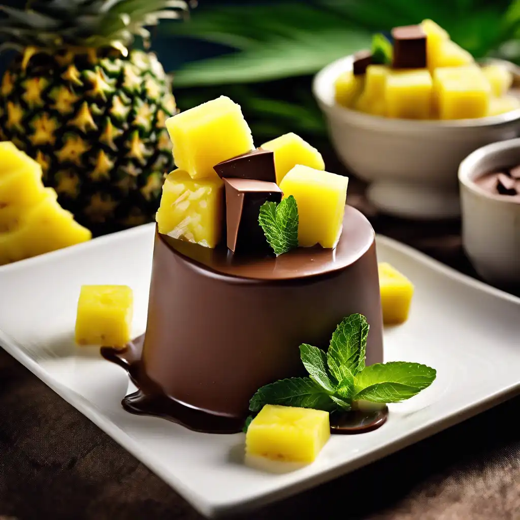 Pineapple with Chocolate