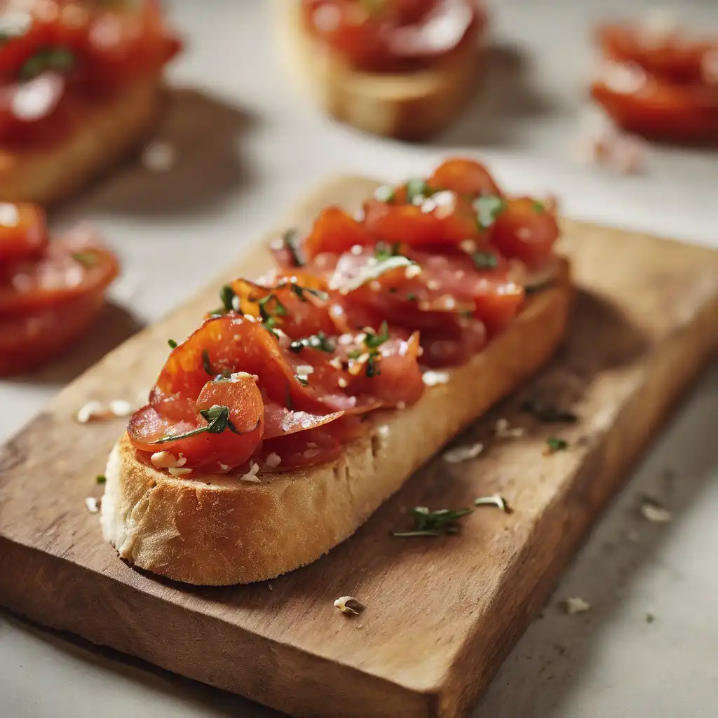 Pepperoni Bruschetta